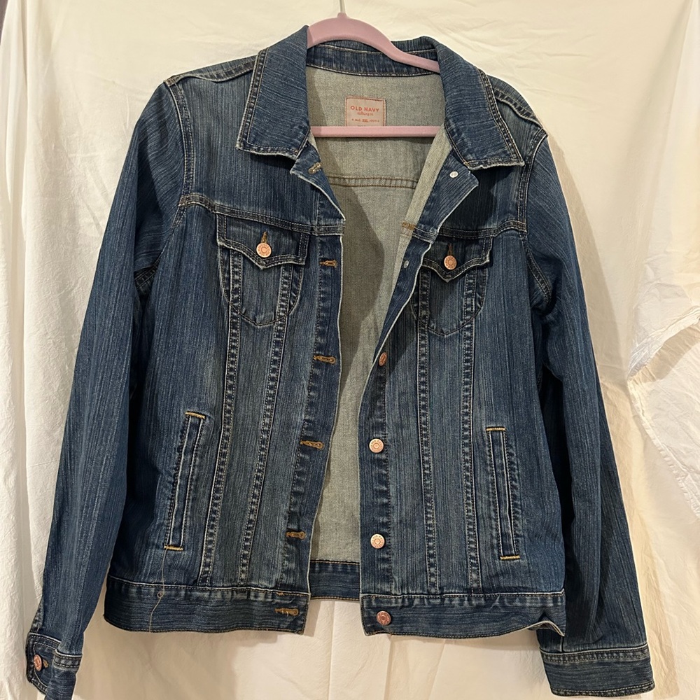 Old Navy Dark Blue Jean Jacket